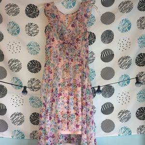 Kohl’s Disney Cinderella Pink Floral Hi-Lo Dress